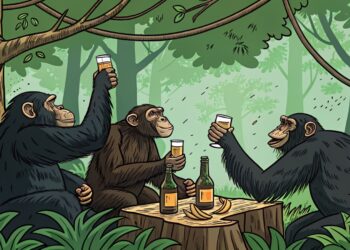 Investigadores observan a chimpancés consumiendo alcohol de forma social por primera vez