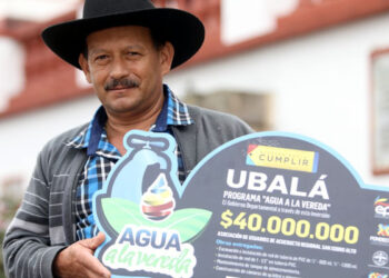 Sabana Centro se beneficiaría del programa Agua Vida Rural para garantizar condiciones de la calidad del agua en acueductos