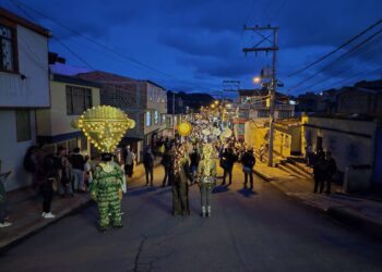  “Camino de la luz y la vida” el carnaval que iluminó Cogua