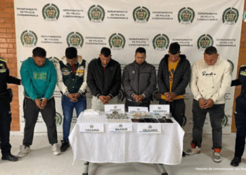 “Los del Parche”: Estructura dedicada al tráfico local de estupefacientes en Ubaté fue capturada