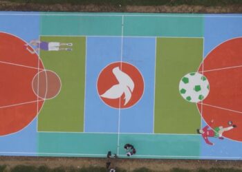 La cancha de la IEM de la vereda La Granja se llenó de color|