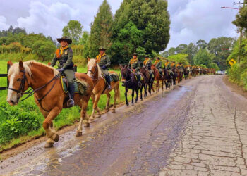 Ruta de Carabineros llegó a Zipaquirá  para fortalecer la seguridad rural y la protección del capital natural 