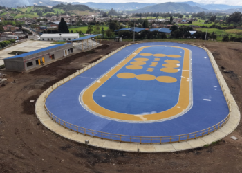 El patinódromo de Cogua ya alcanza el 84 % de ejecución