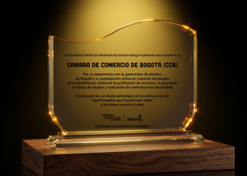 La Cámara de Comercio de Bogotá recibe reconocimiento por su aporte al fortalecimiento del empleo en Bogotá-Región