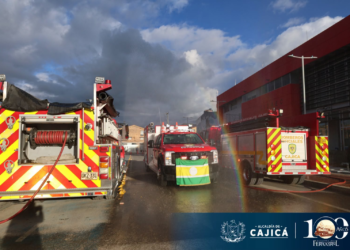 Cajicá está preparada con una nueva máquina extintora de intervención rápida para el Cuerpo de Bomberos Oficiales